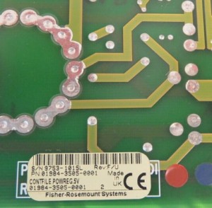 EMERSON RS3 01984-3505-0001 KONTROLLFIL 5 VDC POWER REGULATOR II