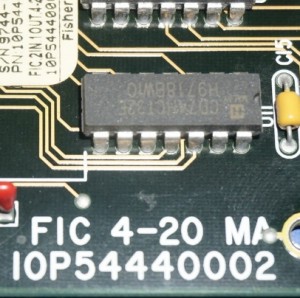 EMERSON FISHER ROSEMOUNT 10P54440002 FIC 4-20 MA Board