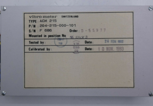 ACM 215 204-215-000-101 (204-103-020-101) Moduli i kalibrit