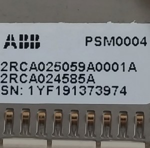 ABB PSM0004 2RCA025059A0001 PS_H/BO, Power Supply Module