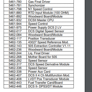 Woodward 5462-268(5500-445) Mammebord fir 505