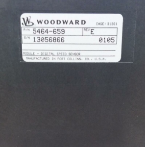 Woodward 5464-659 디지털 속도 센서