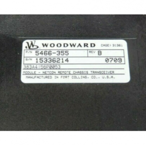 I-Woodward 5466-355 NETCON REMOTE CHASSIS TRANSCEIVER MODULE