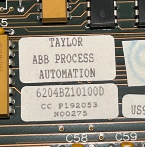 ABB 6204BZ10100D CPU Board