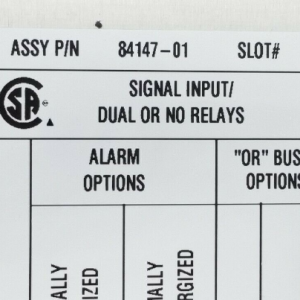 Bently Nevada 84147-01 XDUCR I/O & Record Terminal