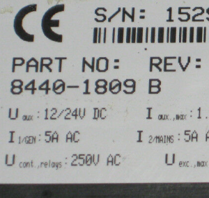 உட்வார்ட் 8440-1809 கண்ட்ரோலர் ஈஸிஜென்-1500