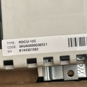 ABB RDCU-12C 3AUA0000036521 د موټر چلولو کنټرول اسمبلۍ