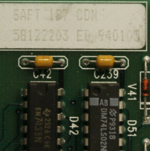 ABB SAFT 187 CON 58122203 コントロールボード