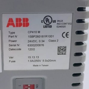 Ovládací panel ABB CP410M 1SBP260181R1001