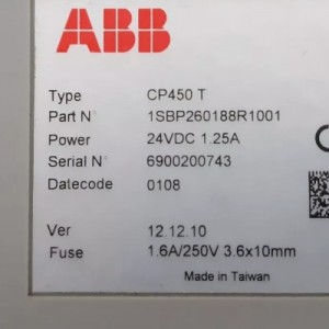 Ovládací panel ABB CP450T 1SBP260188R1001