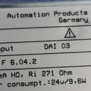 ABB DAI03 0369631MR Freelance 2000 Analog input