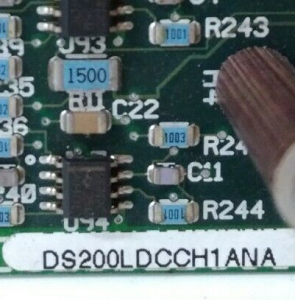 GE DS200LDCCH1ANA Drive Control/LAN კომუნიკაციების დაფა