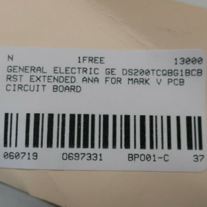 GE DS200TCQBG1B DS200TCQBG1BCB RST ବିସ୍ତାରିତ ଆନାଗଲ୍ I / O ବୋର୍ଡ |