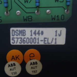 ABB DSMB 144 57360001-EL MEMORY MODULE