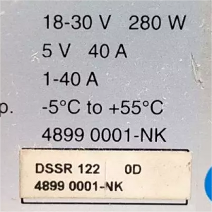 ABB DSSR 122 48990001-NK Power Supply Module