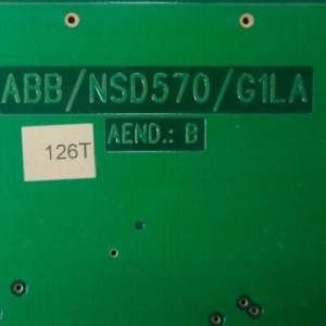 ABB G1LA 1KHW000592R0001 Bus Plane With Front Cover