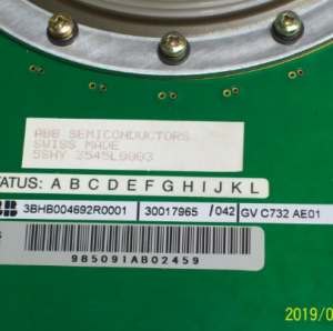 ABB 5SHY3545L0003 3BHB004692R0001 GVC732 AE01 Tiristor