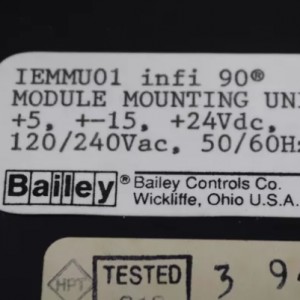 ABB IEMMU01 Module Dutsen Unit