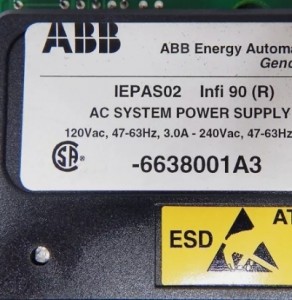 ABB IEPAS02 AC System Power Supply Module