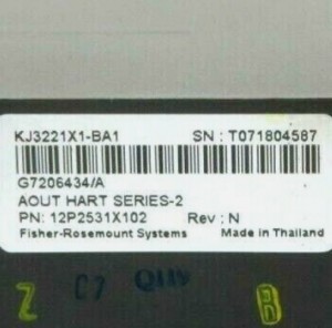 Emerson KJ3221X1-BA1 AO CARD 8 CH 4-20 MA HART SER 2