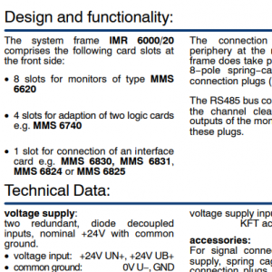 EPRO MMS 6831 card