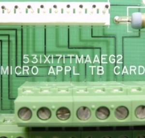 GE 531X171TMAAEG2 Micro Application Terminal Board