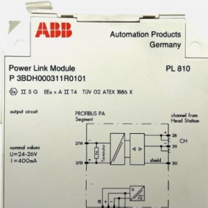 ABB PL810 3BDH000311R0101 Power Link Module