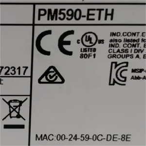 ABB PM590-ETH 1SAP150000R0271 പ്രോസസർ മൊഡ്യൂൾ