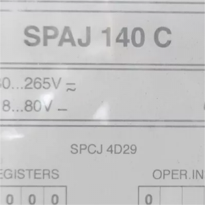 ABB SPAJ140C-CA সম্মিলিত ওভারকারেন্ট এবং আর্থ-ফল্ট রিলে