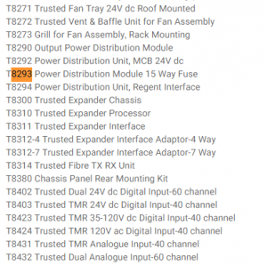 ICS Triplex T8293 áramelosztó modul 15 utas biztosíték