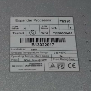 I-ICS Triplex T8310 eThenjiweyo kwi-TMR Expander Processor