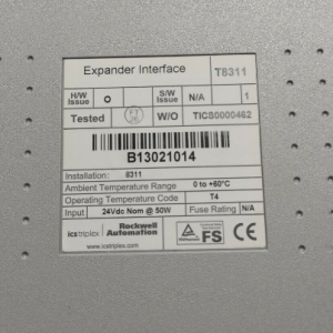 ICS Triplex T8311 ٹرسٹڈ TMR Expander انٹرفیس