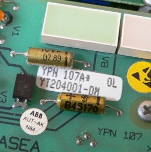 ABB YPN107A YT204001-DM Itọkasi Unit Board