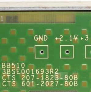 ABB RF533 3BSE014227R1(BB510 3BSE001693R2)Subrack 12SU включително платка на задната платка